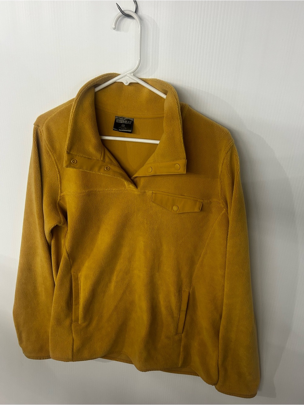 Mustard Yellow Fleece Pullover